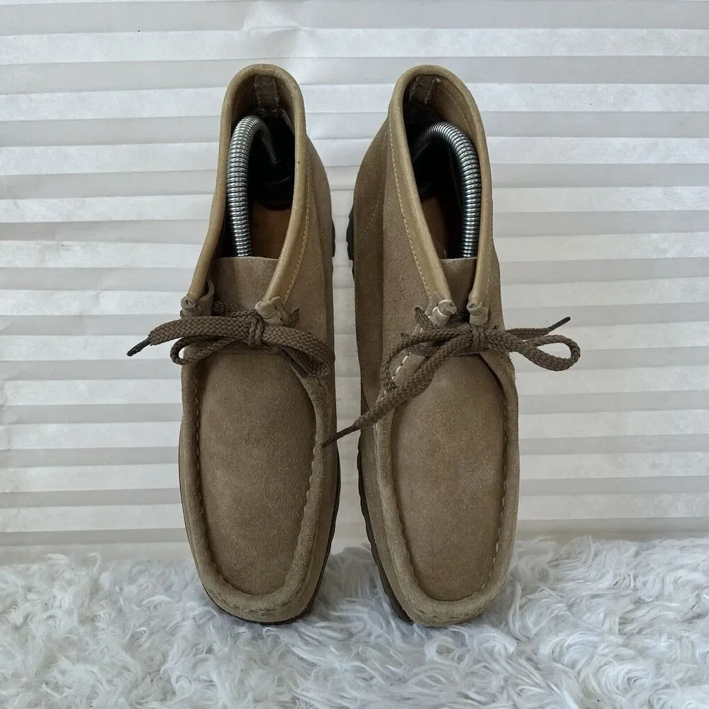 Pivetta Suede Boots for men, Tan color, Ankle, size US 7/ Women's 8/8.5